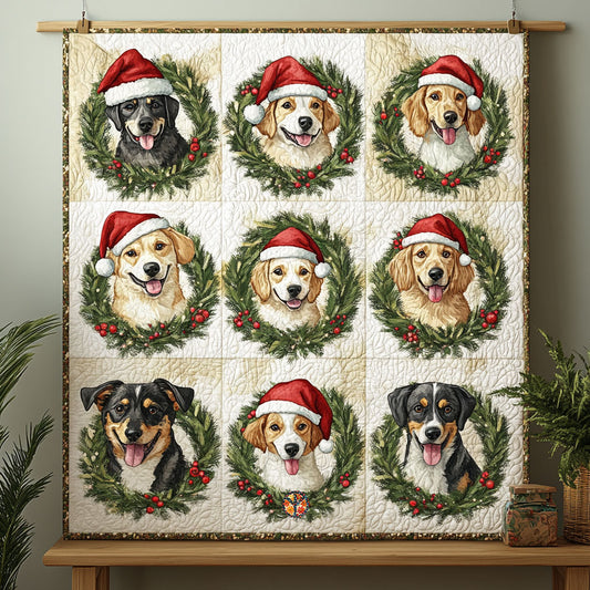 Dog Christmas WT1610011CL Quilt