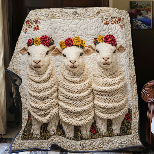 Wooly Sisters CP3105018CL Quilt