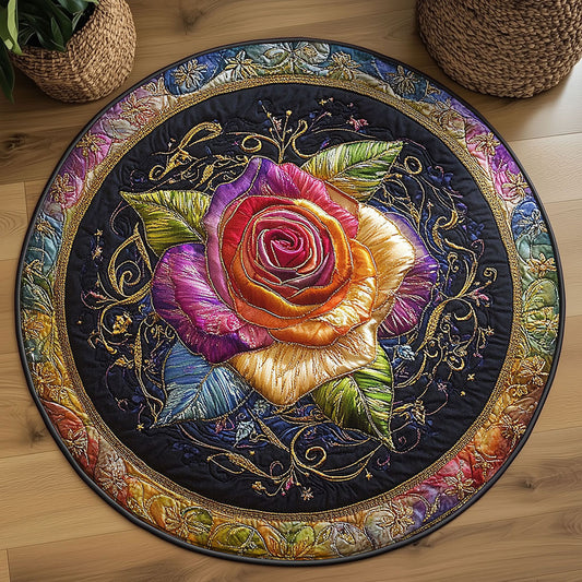 Divine Rose WN2708022CL Quilted Round Mat
