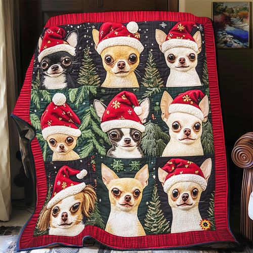 Happy Chihuahua YR2612048CL Quilt