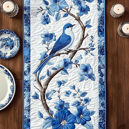 Blue Bird CW3004051CL Quilted Table Runner