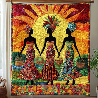 African Woman KL2011001CL Quilt