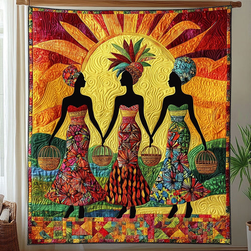 African Woman KL2011001CL Quilt