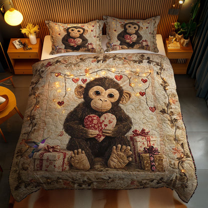 Valentine Monkey WN2412054CL Duvet Cover Set