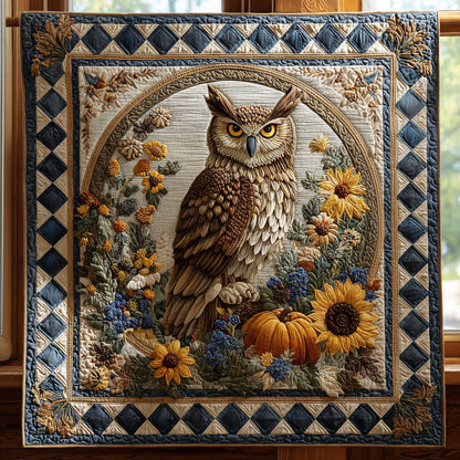 Autumn Owl Charm CW0708042CL Quilt