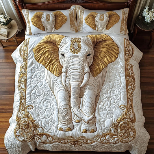 Royal White Elephant WY0502087CL Duvet Cover Set