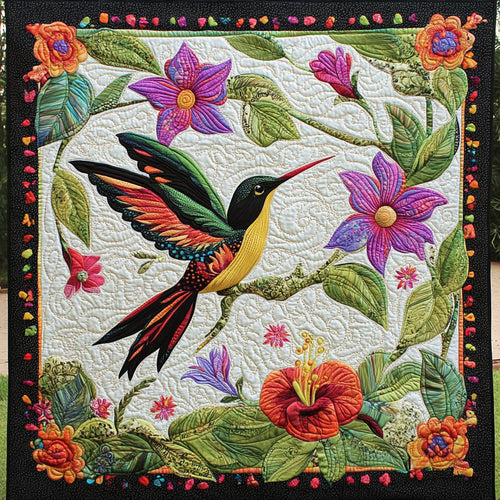 Blooming Hummingbird WJ0801003CL Quilt