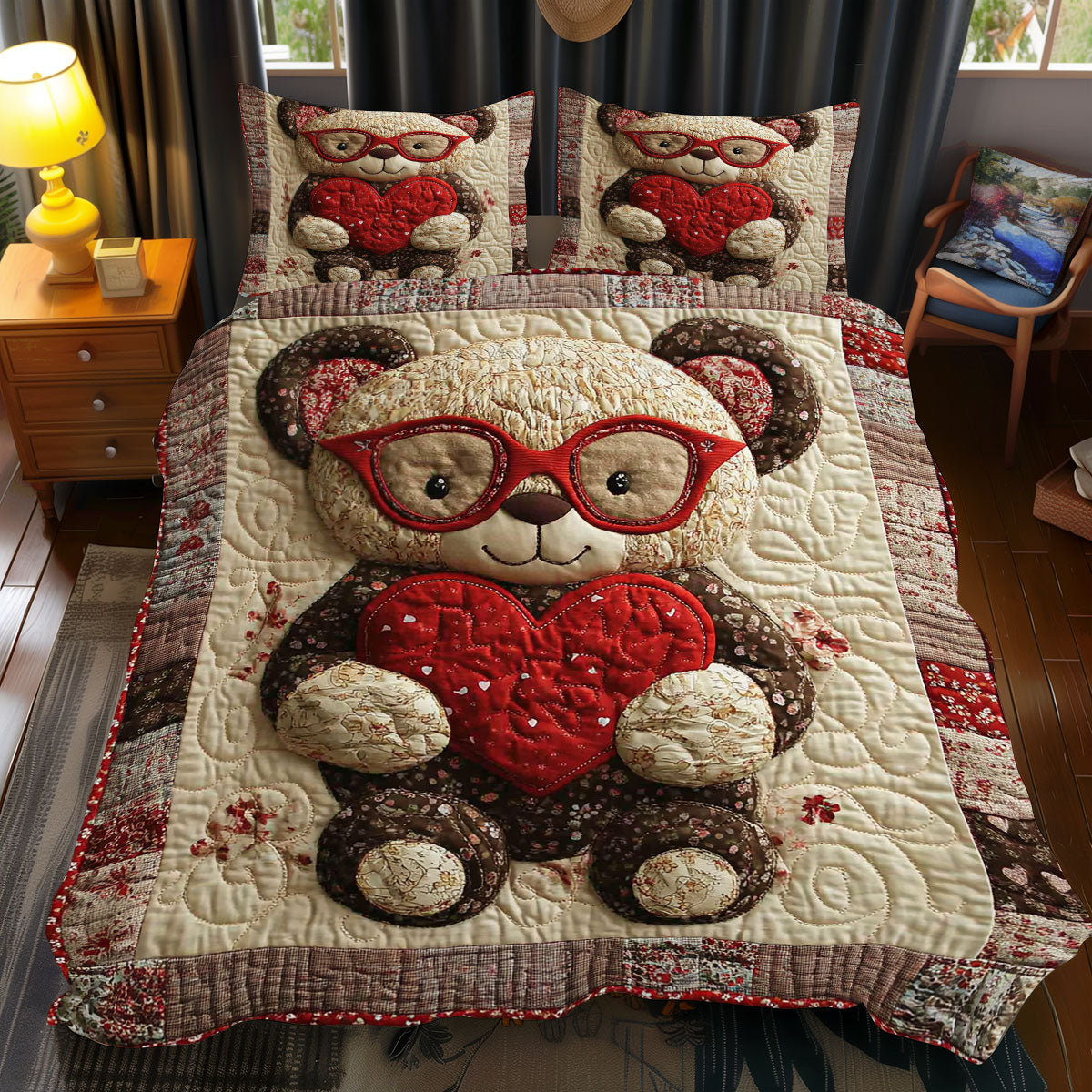 Adorable Teddy Beer WX2712057CL Duvet Cover Set