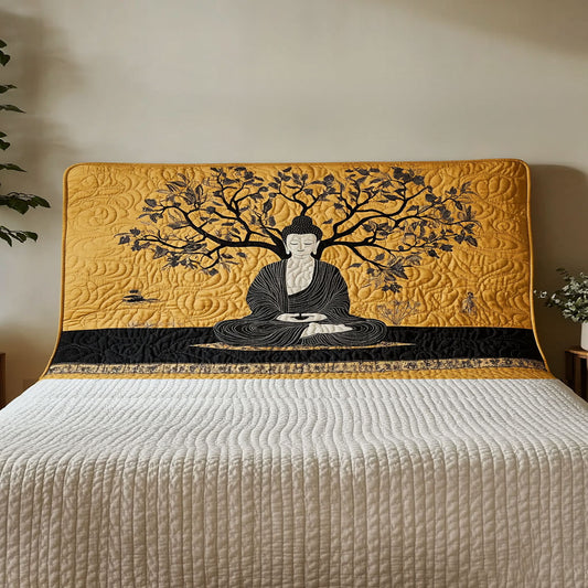 Silent Buddha WN3012039CL Quilted Headboard Slipcover