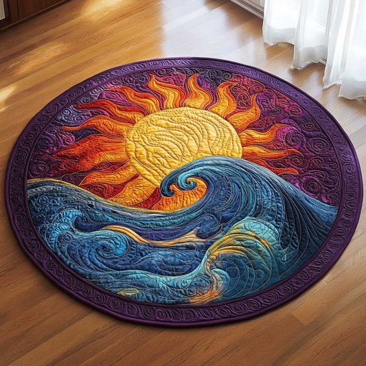 Solar Flow WN1903123CL Quilted Round Mat
