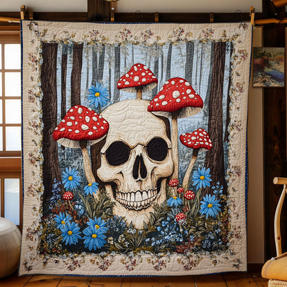 Twilight Skull Bloom WN1607051CL Quilt