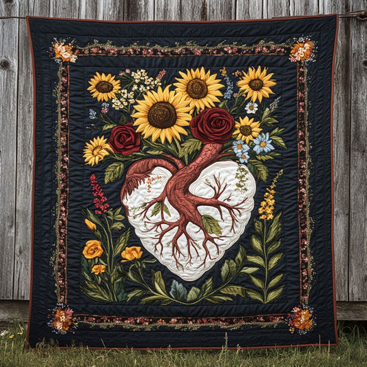 Crimson Heart WN2309029CL Quilt