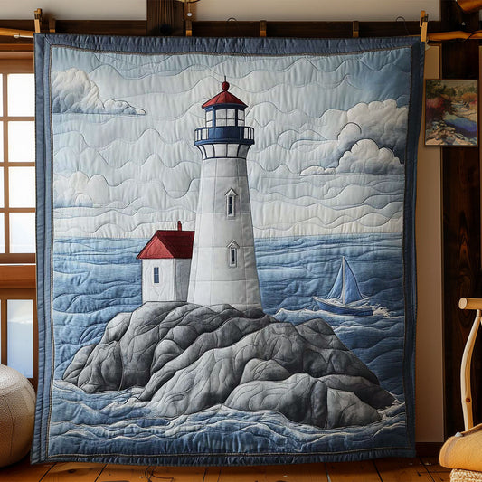 Lighthouse By The Bay WN2503080CL Quilt