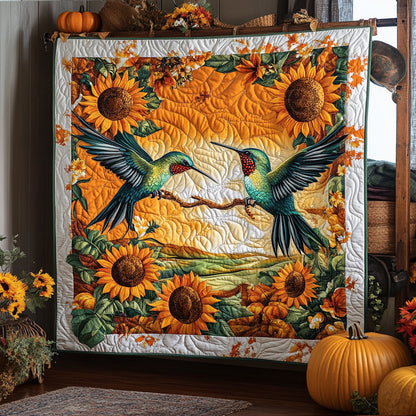 Sunlit Hummingbirds WY0108075CL Quilt