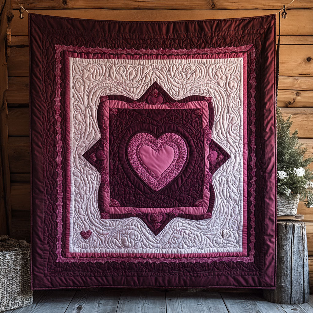 Roses Heart CP0805002CL Quilt