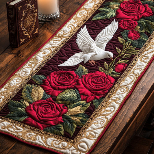 Garden Melody CM0905047CL Quilted Table Runner