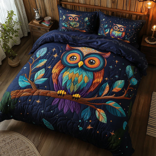 Dreamy Forest Owl WJ2503021CL Duvet Cover Set
