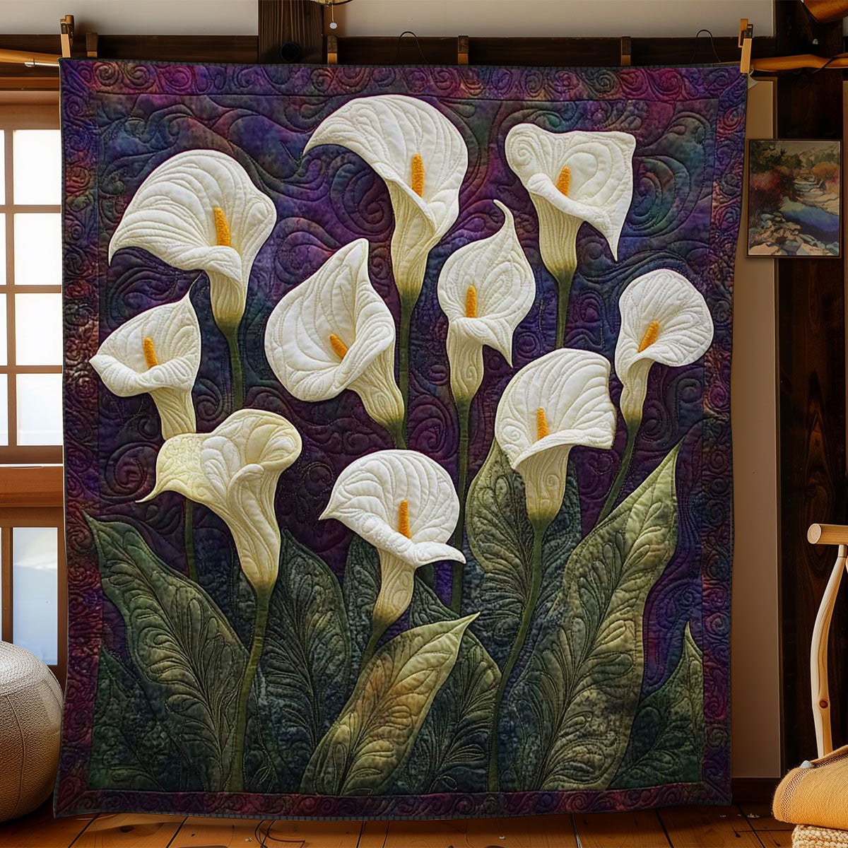 Calla Lilies Whispers WN2503040CL Quilt