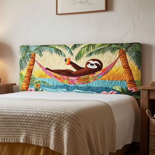 Chilling Sloth QA1712012CL Quilted Headboard Slipcover