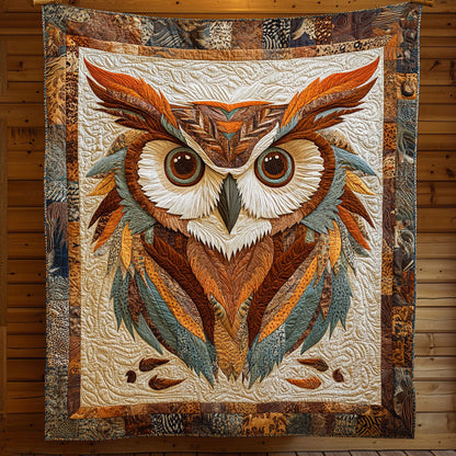 Owl Vintage Tone WY1806034CL Quilt