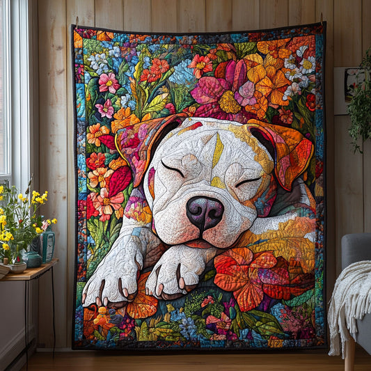 Pitbull Sleeping WT2610021CL Quilt