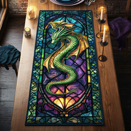 Emerald Dragon CW1301171CL Quilted Table Runner