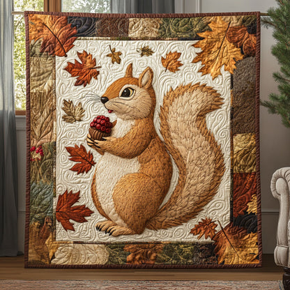 Squirrel In The Autumn DH2309007CL Quilt