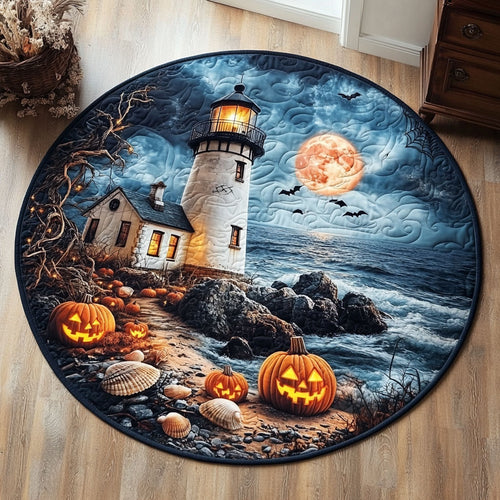 Lighthouse Keeper WN2207050CL Quilted Round Mat