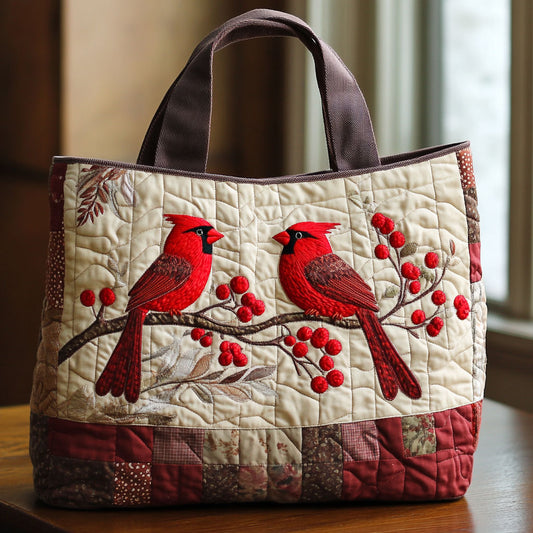Vintage Cardinal CP2409055CL Quilted Tote Bag