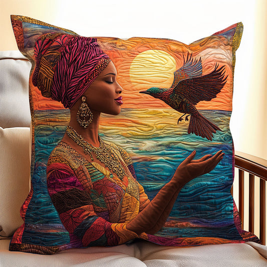 Woman African WX0406132CL Quilt Pillow Case