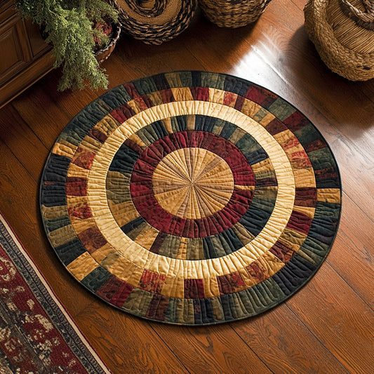 Rustic Harmony WY2204031CL Quilted Round Mat