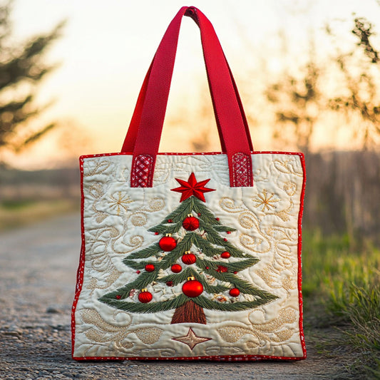Magical Christmas Tree WN2209046CL Quilted Tote Bag