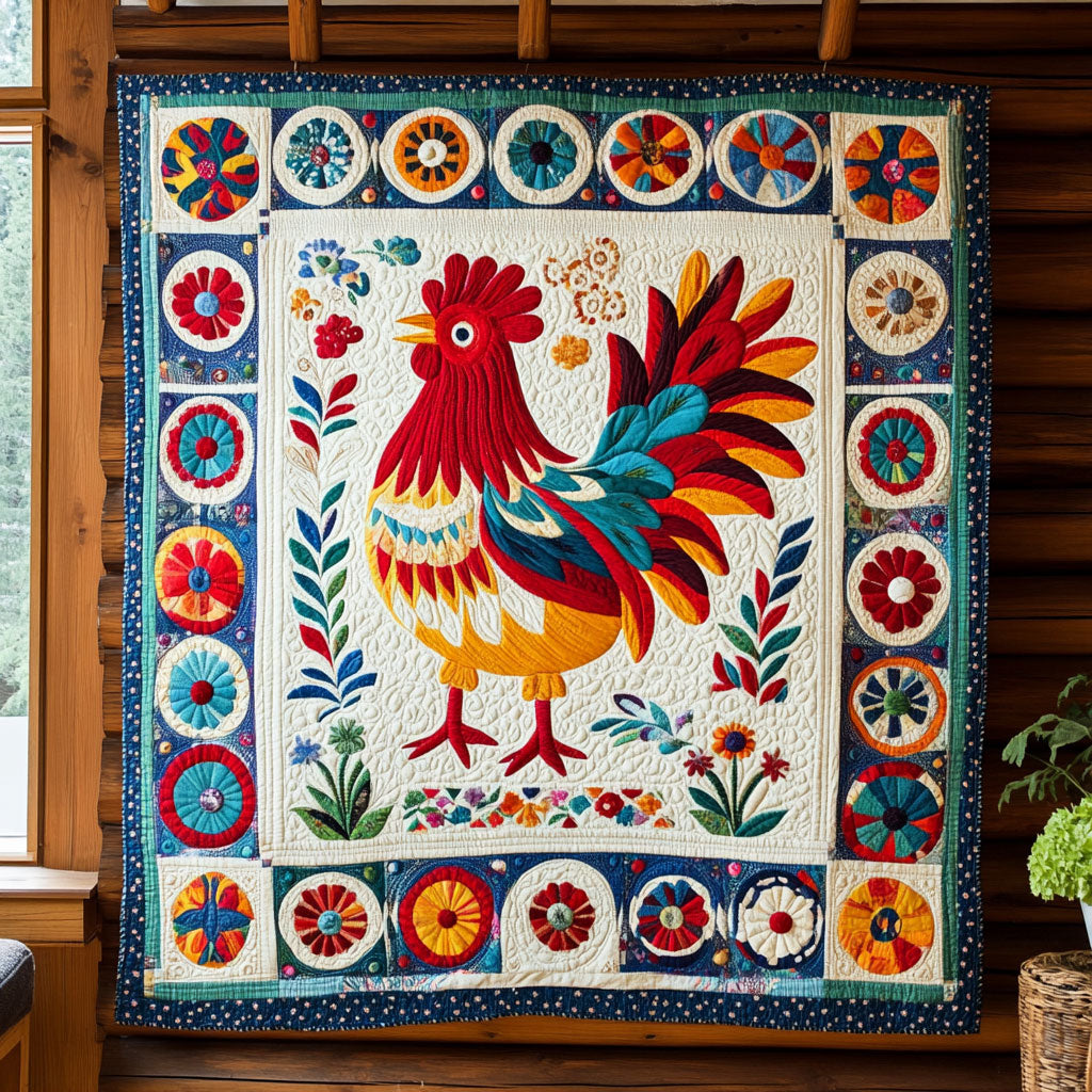 Farm Chicken CP1411048CL Quilt