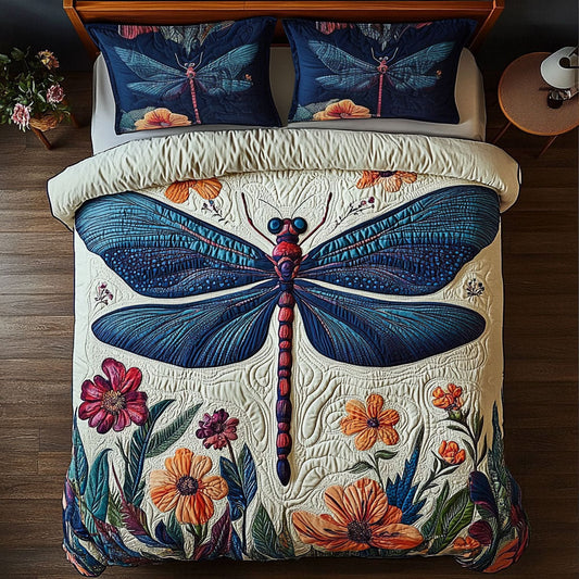 Twilight Dragonfly Bloom WX0407081CL Duvet Cover Set
