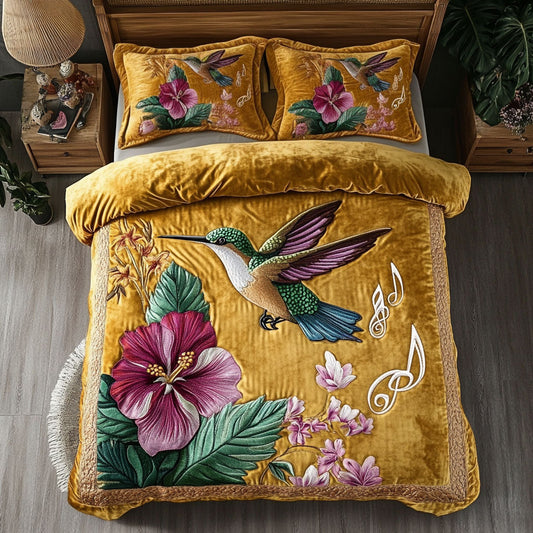 Sunset Hummingbird WN2008116CL Duvet Cover Set