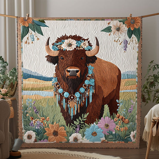 Turquoise Bison LT2511021CL Quilt