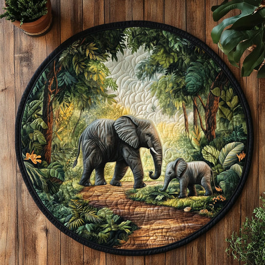 Elephant CW2105300CL Quilted Round Mat