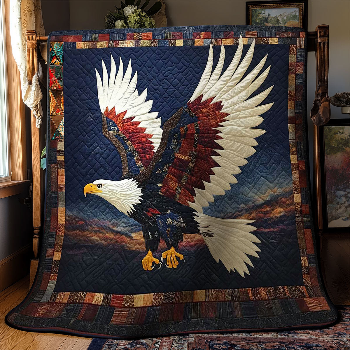 Spirit Eagle Flight WN2011058CL Quilt