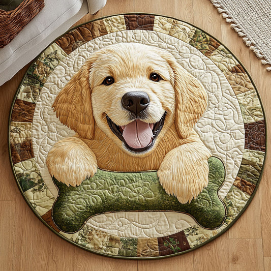 Golden Charm CW1201060CL Quilted Round Mat
