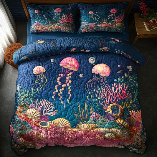 Jellyfish Garden CP0406019CL Duvet Cover Set