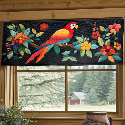 Jungle Jewel WY2304007CL Quilted Valance