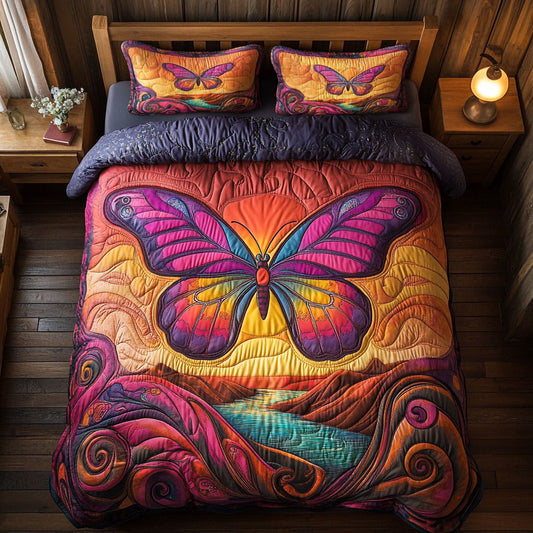 Sunset Butterfly WJ0701038CL Duvet Cover Set