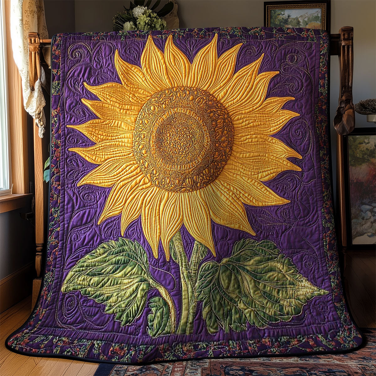 Sunflower Delight WN1703073CL Quilt