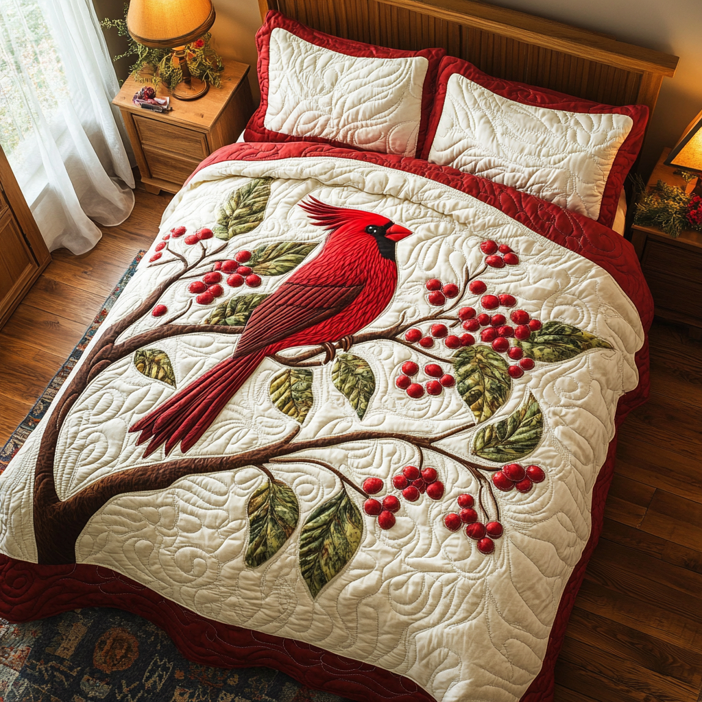 Winter Cardinal Elegance YR0401029CL Duvet Cover Set