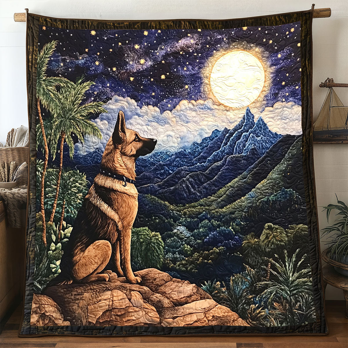 Guard German Shepherd WP1905021CL Quilt