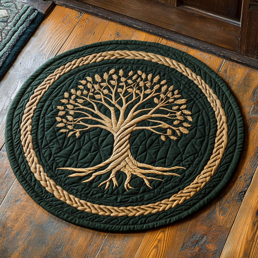 Elderwood Emblem CP2807017CL Quilted Round Mat