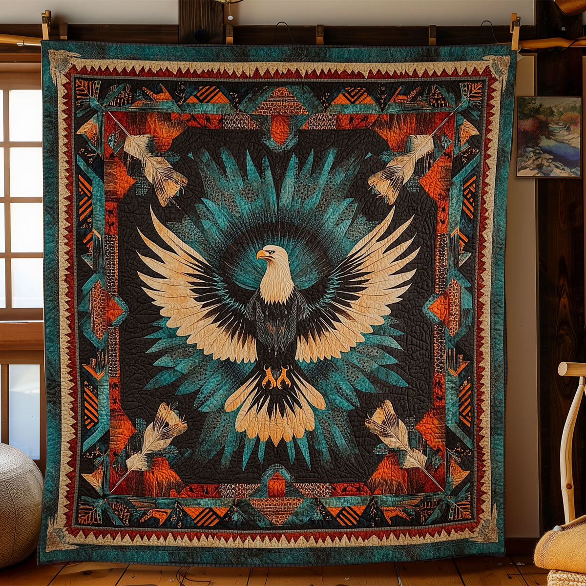 Trigger Pattern Eagle WY2201085CL Quilt