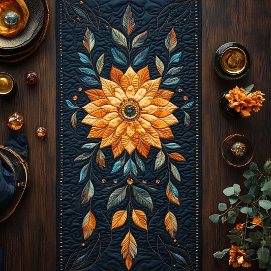 Flower WY0506026CL Quilted Table Runner
