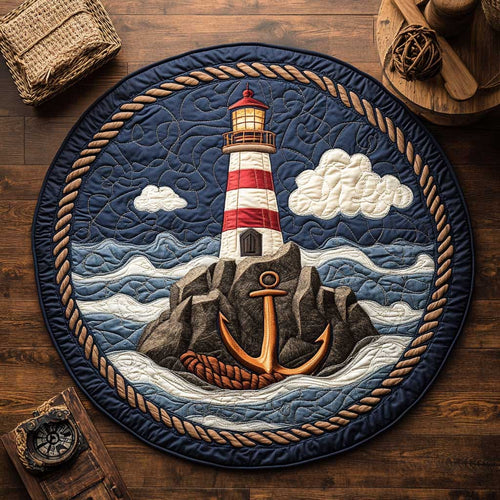 Beacon Lighthouse WN2103062CL Quilted Round Mat