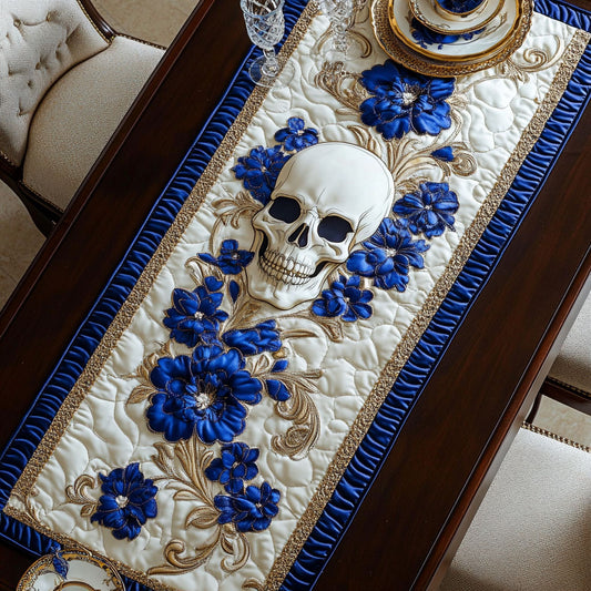 Blue Elegy CP0206035CL Quilted Table Runner